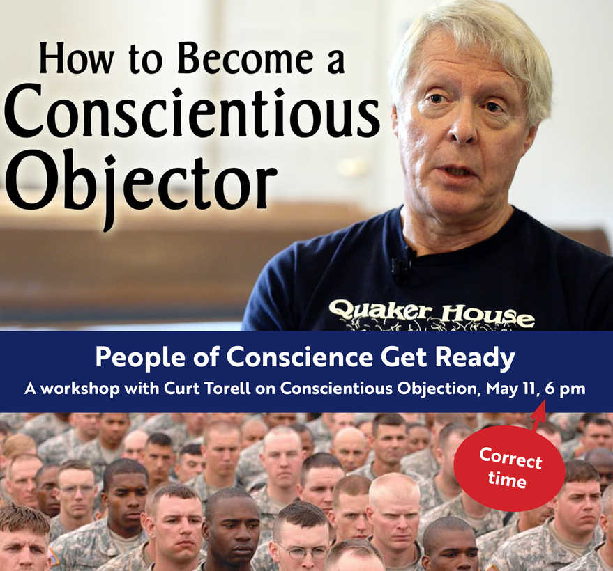 Conscientious Objector Workshop — People of Conscience… | NYC Quakers